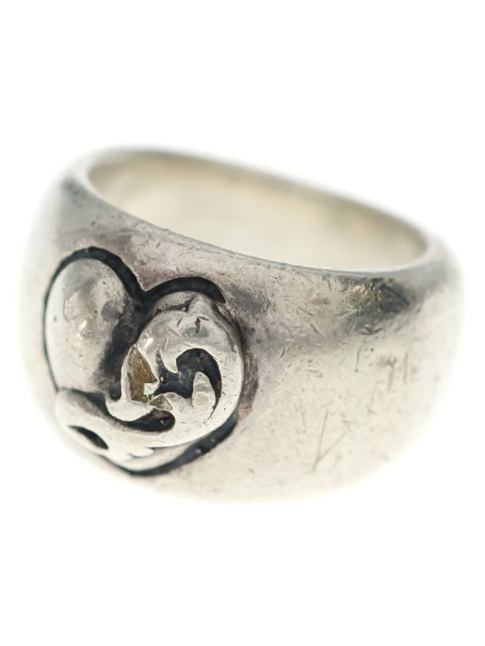 Chrome Heart in Band Silver Ring